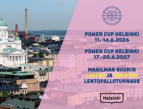 Maailman suurin lasten ja nuorten lentopalloturnaus Power Cup pelataan Helsingissä vuosina 2026 ja 2027